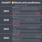 ChatGPT допускает рост курса биткоина до $ 5 млн к 2050 году